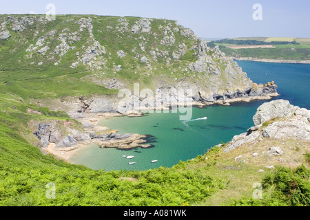 Starehole Cove, Devon, Regno Unito Foto Stock