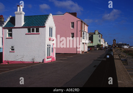 Casa in miniatura Fantasia Aldeburgh lungomare Suffolk in Inghilterra Foto Stock