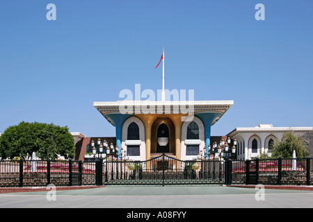 Sultanspalast in Muscat Oman Muscat Palazzo del Governo di Sultan Qaboos Qasr al Misutsu Foto Stock