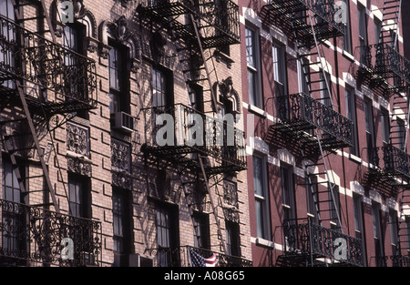 New York City building Manhattan Foto Stock