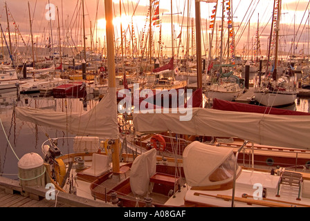 Legno Australiano Boat Festival 2005 Hobart Tasmania Foto Stock