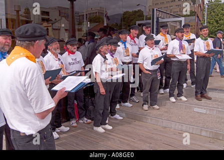 Legno Australiano Boat Festival 2005 Hobart Tasmania Foto Stock