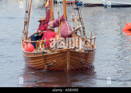Legno Australiano Boat Festival 2005 Hobart Tasmania Foto Stock