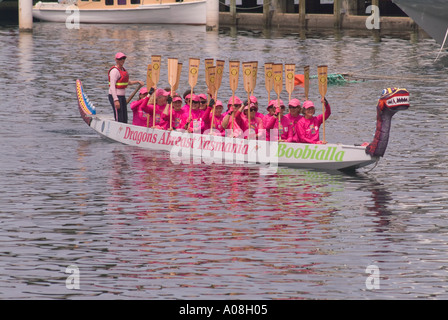 Legno Australiano Boat Festival 2005 Hobart Tasmania Foto Stock