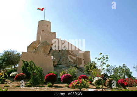 Sultanat Oman das Fort von Nakhal Fort di Nakhal Foto Stock