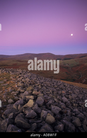 Brough legge Hill Fort, nei pressi del villaggio di Ingram, nella valle Breamish, Northumberland,Inghilterra Foto Stock