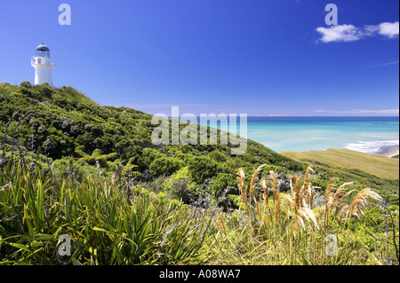 East Cape Lighthouse Eastland Nuova Zelanda Foto Stock