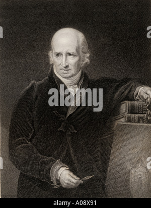 Benjamin West, 1738 - 1820. British North American history pittore e presidente della Royal Academy. Foto Stock