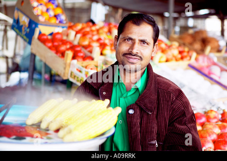 VAE Fujairah Obststand, mercati della frutta Emirati Arabi Uniti Foto Stock