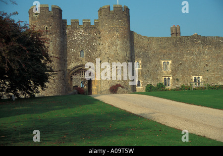 Amberley Castle West Sussex England Regno Unito Foto Stock