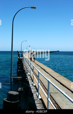 Pontile Bussleton Australia Occidentale Foto Stock