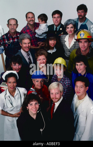 Sezione trasversale degli Americani vedere JHP1014 per un orizzontale di questo gruppo Foto Stock