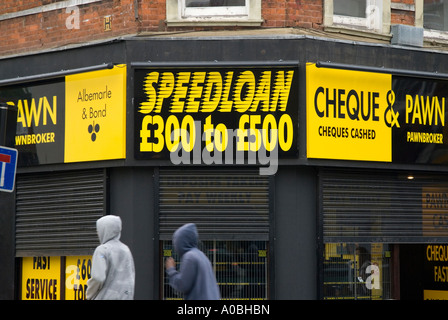 Albemarle e Bond pawnbroker e prestiti veloci, REGNO UNITO Foto Stock