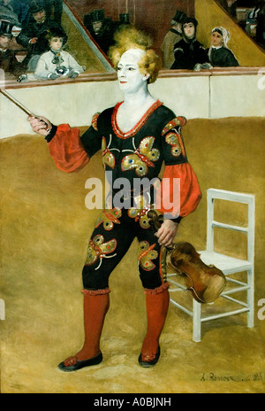 Il Clown Musical 1868 Pierre Auguste Renoir 1841-1919 impressionista francese Francia Foto Stock