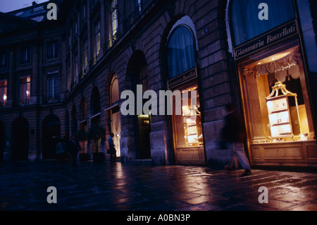 Place Vendome Juwelier Parigi Foto Stock