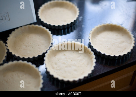 Vuoto casi di pasticceria Foto Stock