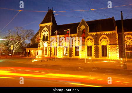 Storico Museo di Canterbury Christchurch Isola del Sud della Nuova Zelanda Foto Stock