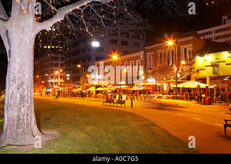 Oxford Terrace Christchurch Isola del Sud della Nuova Zelanda Foto Stock