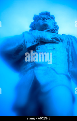 Statua di Nathan Hale a Hartford, Connecticut Foto Stock