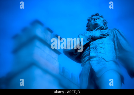 Statua di Nathan Hale a Hartford, Connecticut Foto Stock