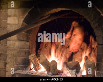 Quanjude, arrosti di anatra alla pechinese ristorante a Pechino. Foto Stock