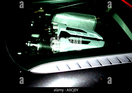 Scoop di Audi R8 durante la pre-lancio visita a Londra Foto Stock