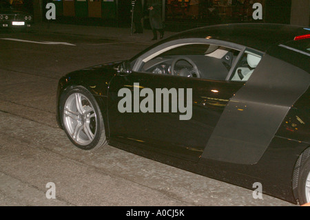 Scoop di Audi R8 durante la pre-lancio visita a Londra Foto Stock