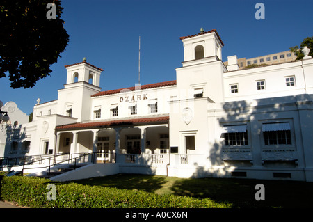 La storica Ozark bathhouse su Bathhouse fila in Hot Springs Arkansas Foto Stock