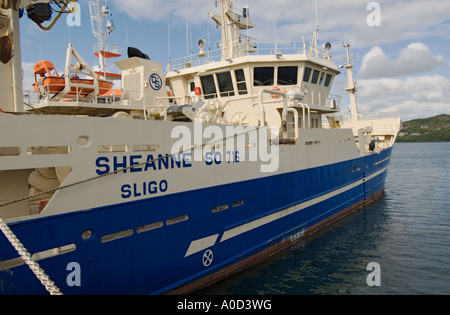 L'Irlanda County Donegal Killybegs porto commerciale di barche da pesca Foto Stock