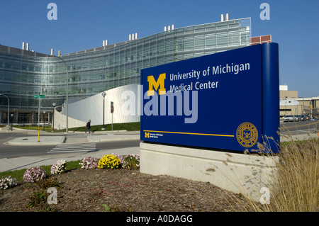Scienze biomediche ricerca edificio University of Michigan Medical Center di Ann Arbor Michigan Foto Stock