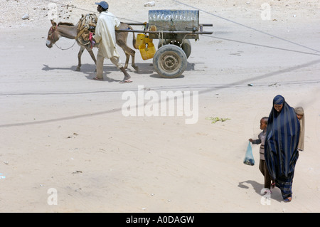 La vita quotidiana in merca, Somalia meridionale. Foto Stock