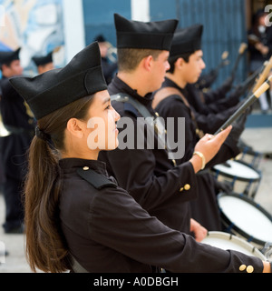 Sinaloa College Mazatlan Messico banda della scuola Foto Stock