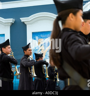 Sinaloa College Mazatlan Messico banda della scuola Foto Stock