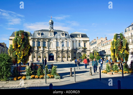 Piazza della Città di Troyes Francia Champagne Ardenne Foto Stock