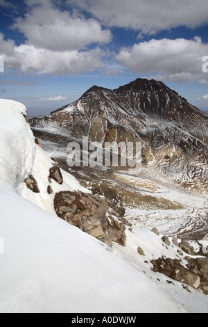 Vista dal Monte Aragats. Armenia , Asia sud-ovest Foto Stock