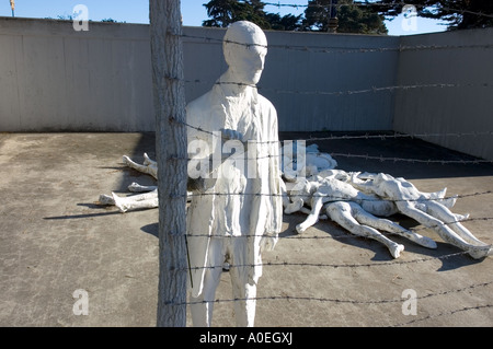 Dettaglio di George Segal - "l'olocausto memorial sculpture situato al Lincoln Park di San Francisco, California USA Foto Stock
