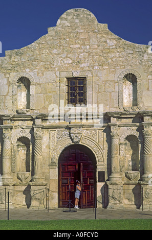 La Alamo in San Antonio, Texas, Stati Uniti d'America Foto Stock