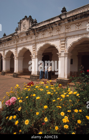 Guatemala,Latino,influenza spagnola ispanica,Tropici,America Latina,America del Nord,la Antigua,Museo coloniale,storia,collezione mostra,mostra display Foto Stock