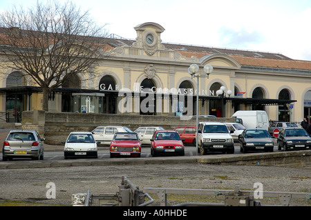 Gare de Carcassonne Aude Francia Europa Foto Stock