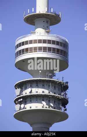 Olympia Tower, Monaco di Baviera, Germania Foto Stock