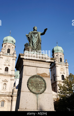 La cattedrale di Santo Stefano in Passau, Bassa Baviera, Germania Foto Stock