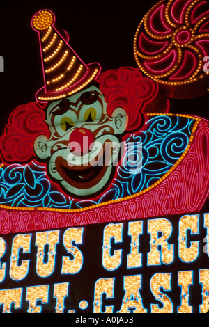 Nevada,Southwest,West,The Silver state,Las Vegas The Strip Circus Circus,hotel hotel hotel hotel albergo motel motel,casinò,alloggio,scommesse,gioco d'azzardo,rischio,ent Foto Stock