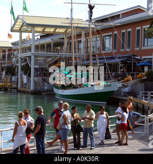 Miami Florida USA. Miamarina al Bayside Marketplace una popolare meta turistica. Foto Stock