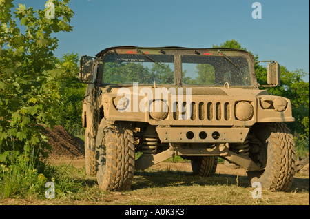 Germania Bad Kissingen Allrad Messe da 25 a 29 05 2005 Hummer nel fango Foto Stock