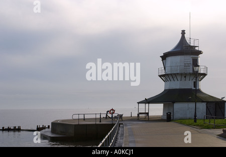 Inizio del XIX secolo "basso faro' a Harwich, Essex, Inghilterra, ospita ora Harwich Maritime Museum Foto Stock
