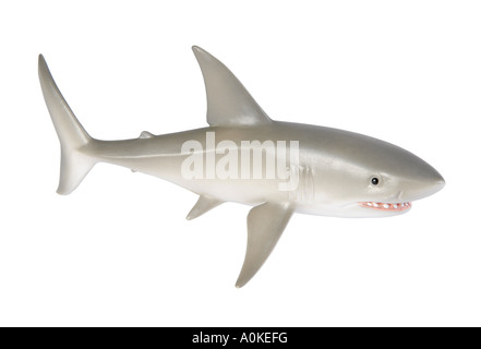Giocattolo di plastica shark Foto Stock