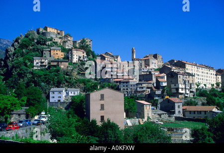 Cittadella di corte, cortenais, Corsica, Francia, Europa Foto Stock