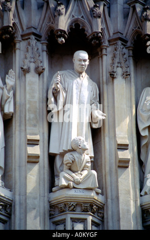 Abbazia di Westminster Londra Inghilterra xx secolo martire Martin Luther King - Riconoscimento Foto Stock