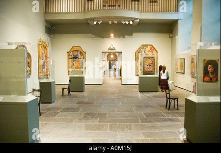 Scena del Fogg Art Museum di Harvard Cambridge Massachusetts Foto Stock