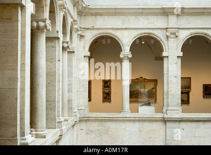 Scena del Fogg Art Museum di Harvard Cambridge Massachusetts Foto Stock